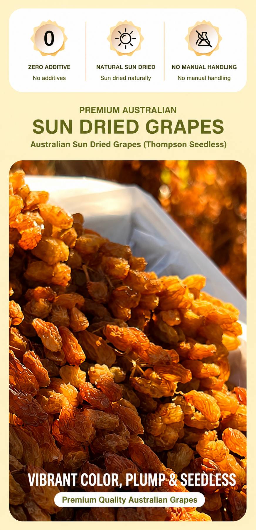 Australian Old‑Vine Natural On‑The‑Vine Raisins - 我的网站